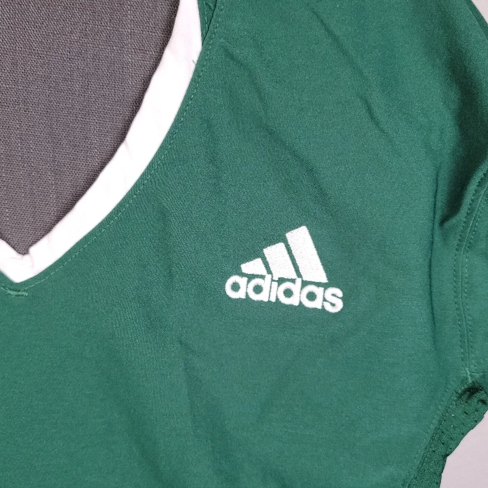 Adidas Green‎ Athletic Football Player Jersey